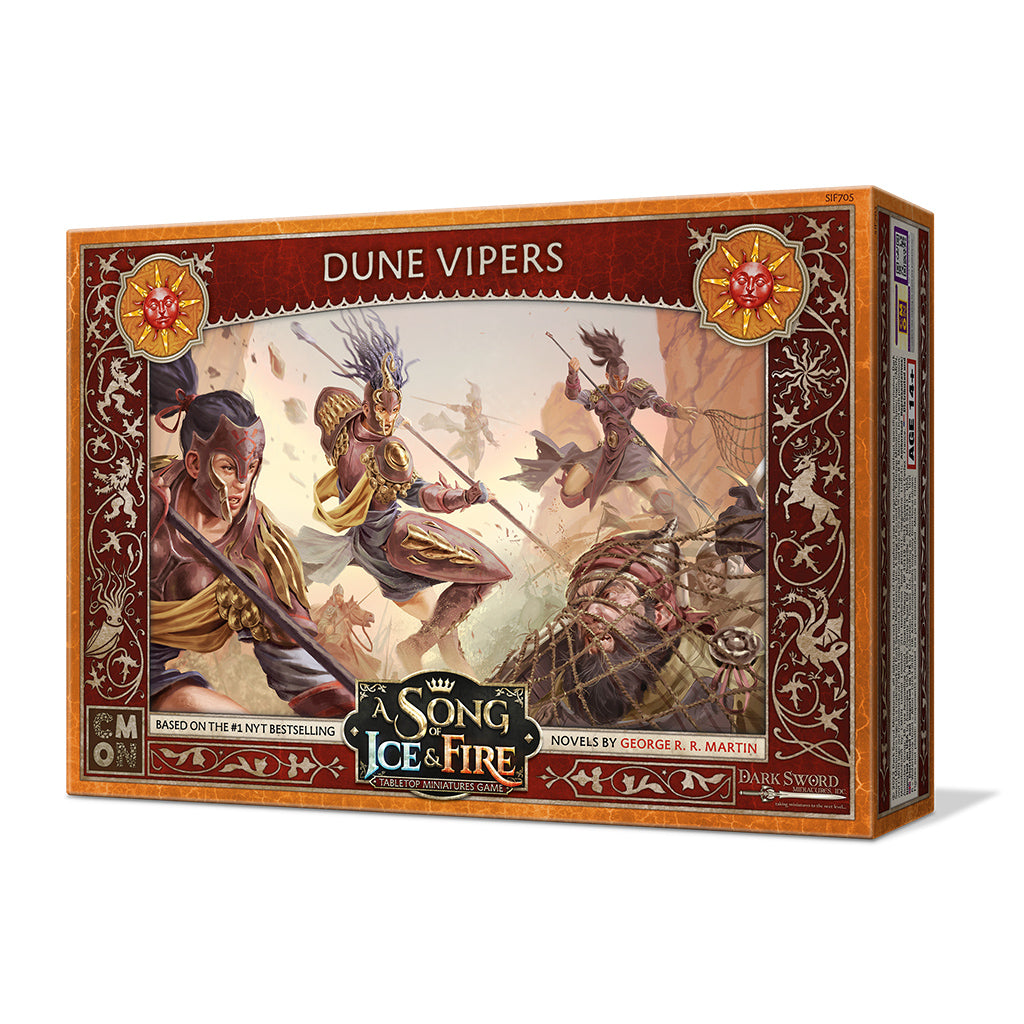 A Song of Ice & Fire Tabletop Miniatures Game Dune Vipers Unit Box - Mô Hình Sa Bàn Chiến Thuật - CMON