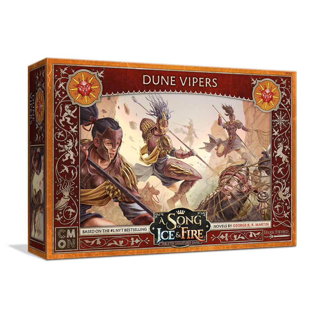 A Song of Ice & Fire Tabletop Miniatures Game Dune Vipers Unit Box - Mô Hình Sa Bàn Chiến Thuật - CMON