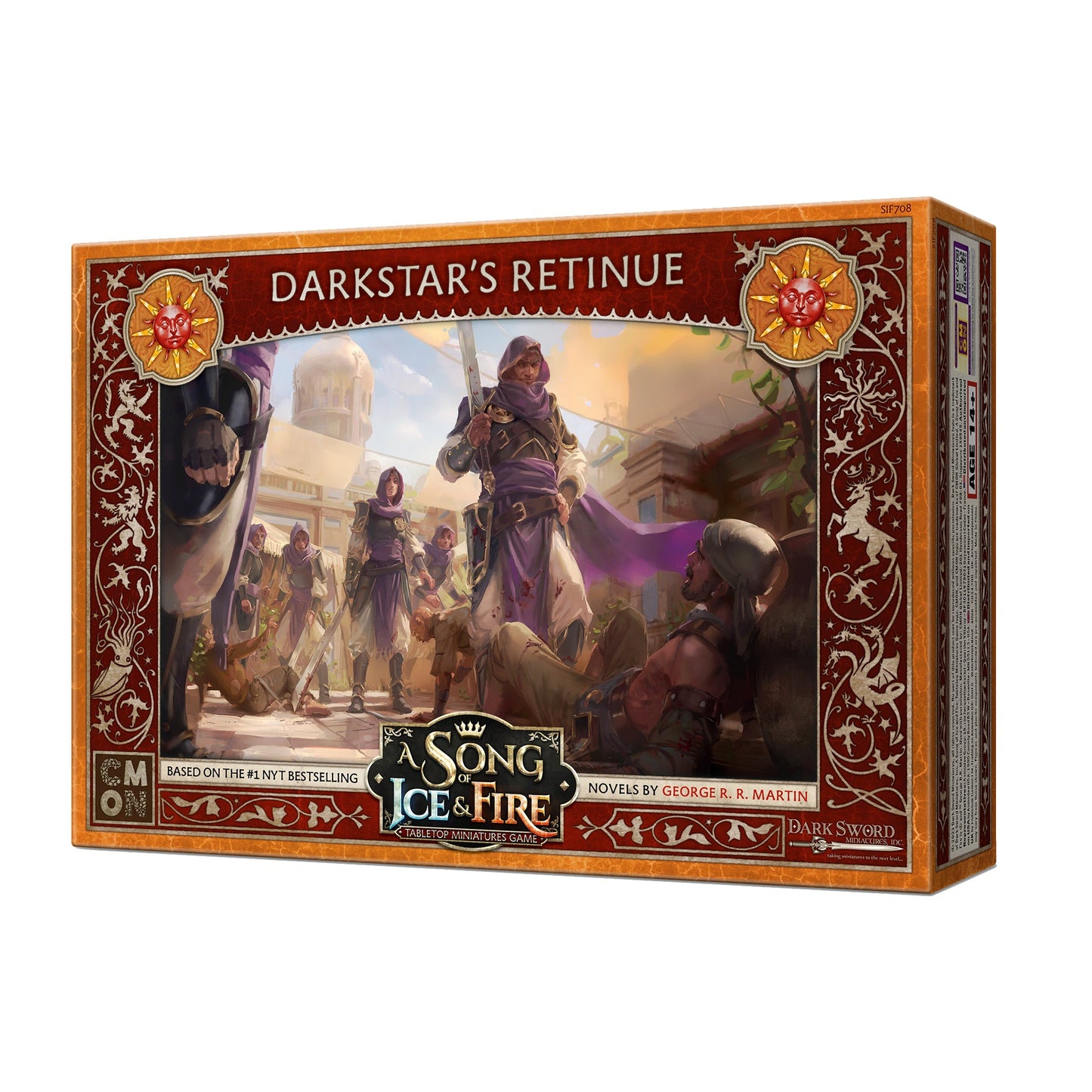 A Song of Ice and Fire: Darkstar Retinue UNIT BOX - Board Game Chiến Thuật Nhà Martell - CMON - Hình ảnh chi tiết 2