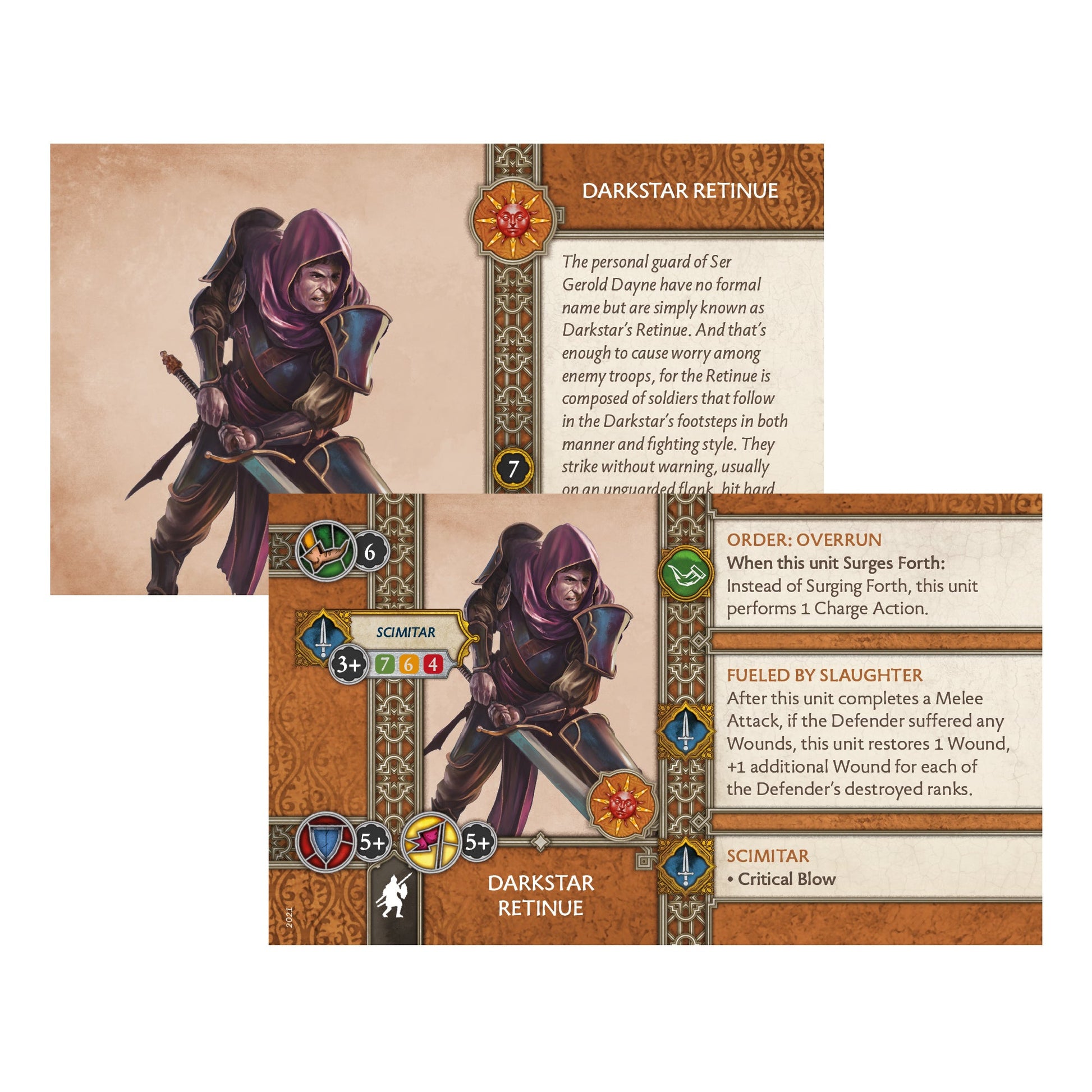 A Song of Ice and Fire: Darkstar Retinue UNIT BOX - Board Game Chiến Thuật Nhà Martell - CMON - Hình ảnh bổ sung 5
