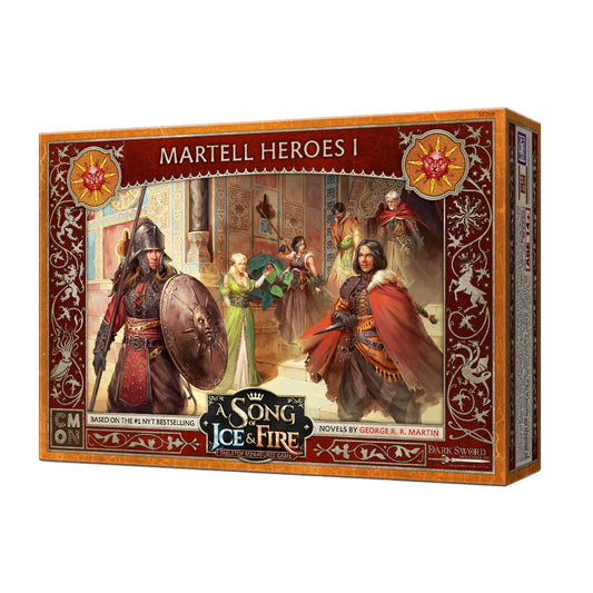 A Song of Ice & Fire Tabletop Miniatures Game - Martell Heroes 1 - Bộ Mô Hình Chiến Thuật CMON