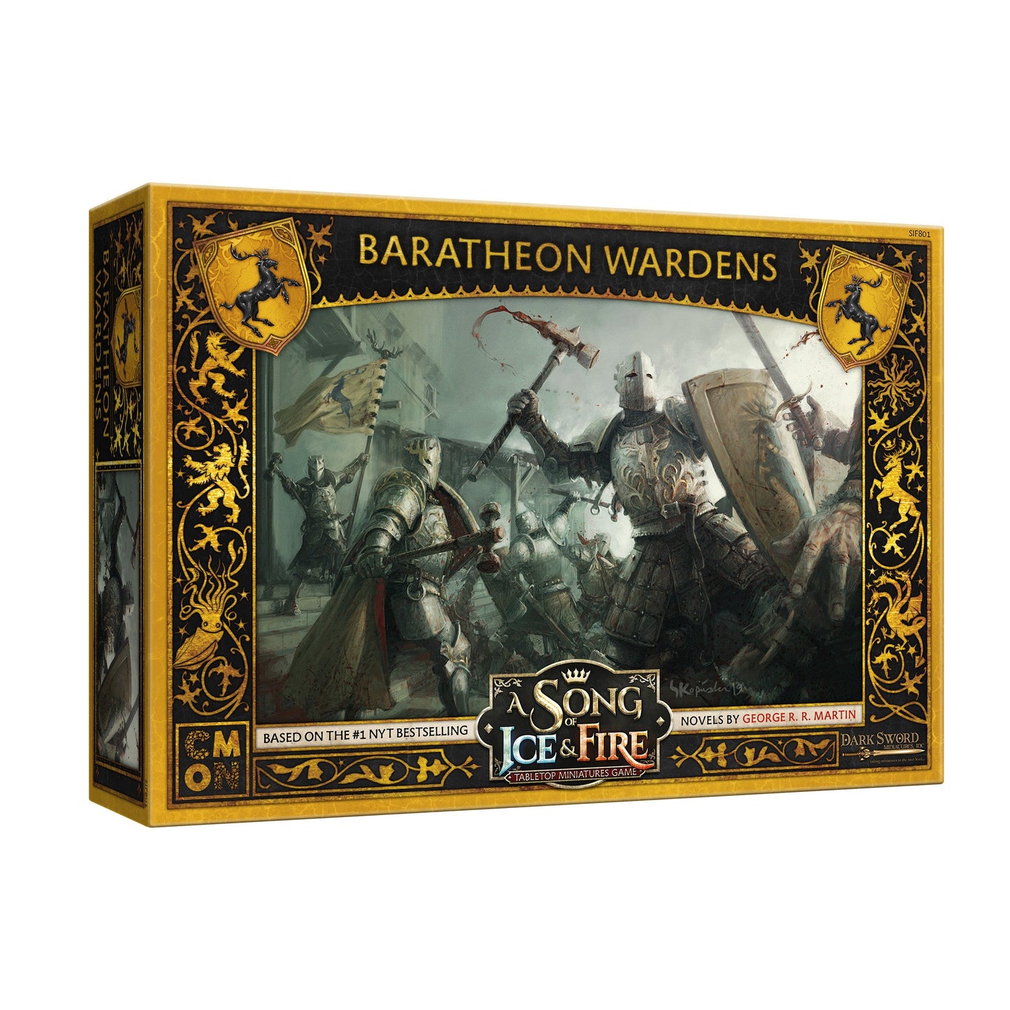 A Song of Ice & Fire Tabletop Miniatures Game Baratheon Wardens - Bộ Mô Hình Chiến Thuật - CMON