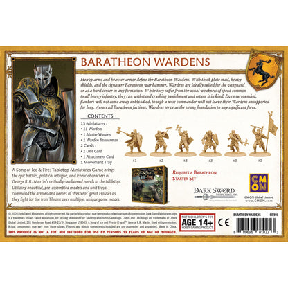 A Song of Ice & Fire Tabletop Miniatures Game Baratheon Wardens - Bộ Mô Hình Chiến Thuật - CMON