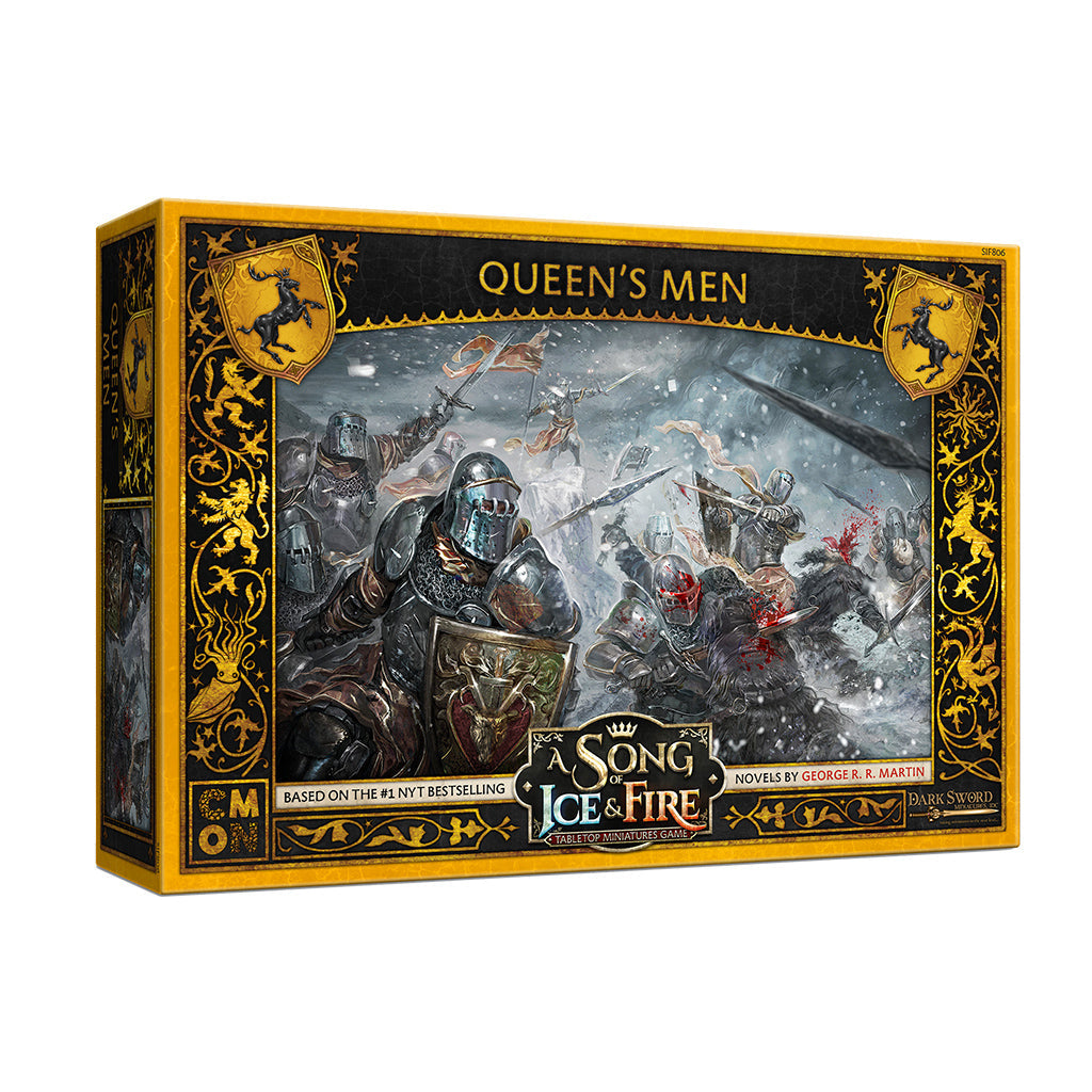 A Song of Ice & Fire Tabletop Miniatures Game Queen's Men Unit Box - Bộ Mở Rộng Board Game Chiến Thuật CMON