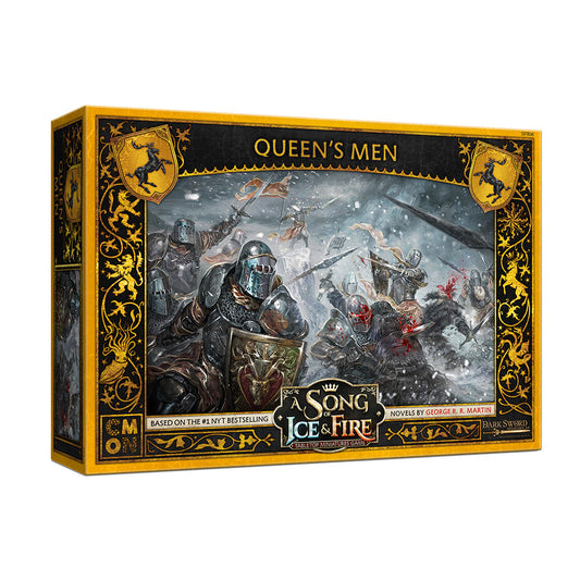 A Song of Ice & Fire Tabletop Miniatures Game Queen's Men Unit Box - Bộ Mở Rộng Board Game Chiến Thuật CMON