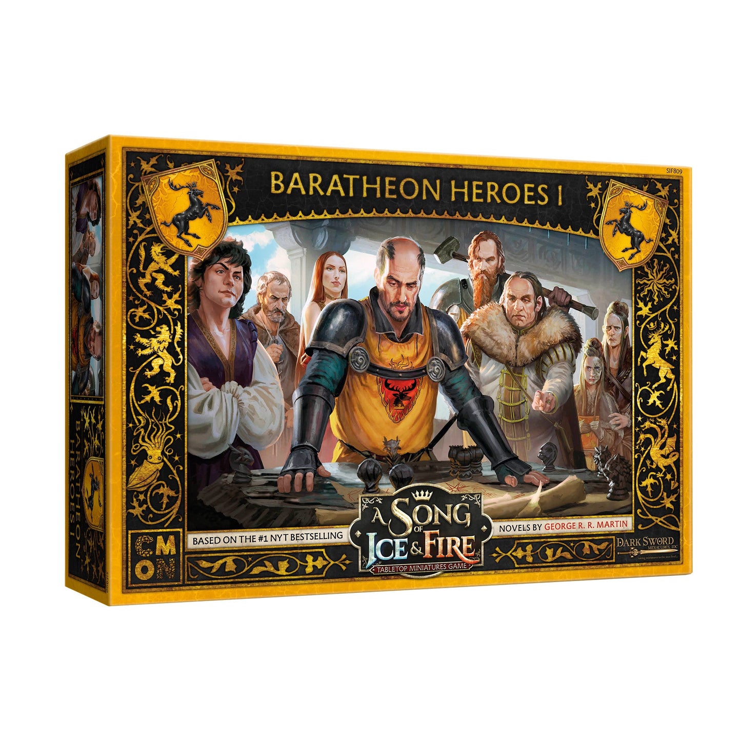 A Song of Ice & Fire Tabletop Miniatures Game Baratheon Heroes Set I - Trò chơi mô hình chiến thuật CMON