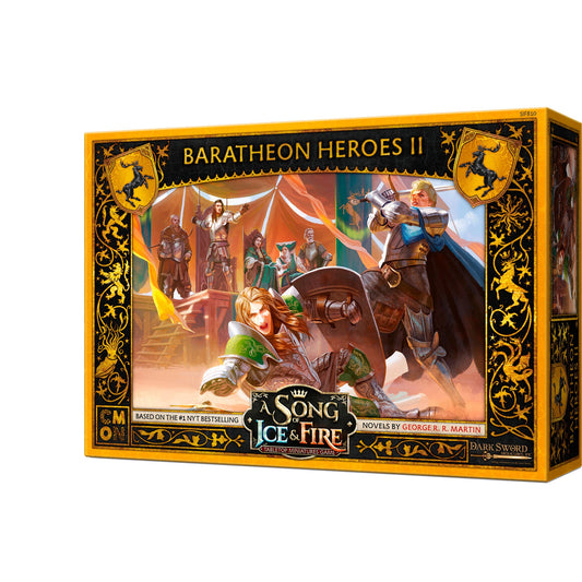 A Song of Ice & Fire Tabletop Miniatures Game Baratheon Heroes Set II - Bộ Mô Hình Chiến Thuật - CMON