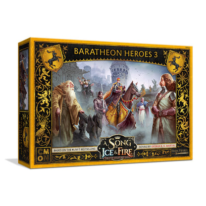 A Song of Ice & Fire Tabletop Miniatures Game Baratheon Heroes Set III - Bộ Mở Rộng Game Sa Bàn - CMON