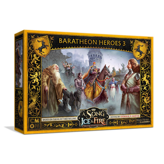 A Song of Ice & Fire Tabletop Miniatures Game Baratheon Heroes Set III - Bộ Mở Rộng Game Sa Bàn - CMON