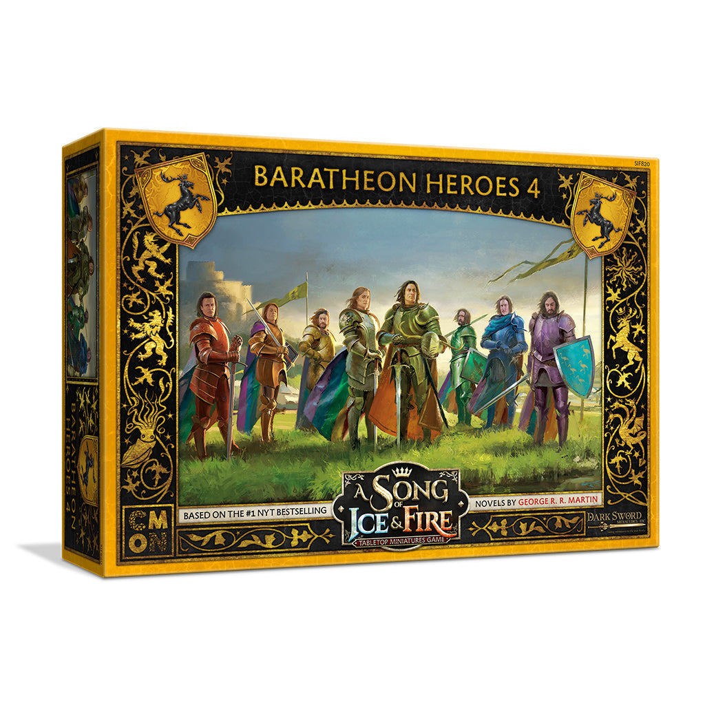 A Song of Ice & Fire Tabletop Miniatures Baratheon Heroes Set IV - Board Game Chiến Thuật - CMON