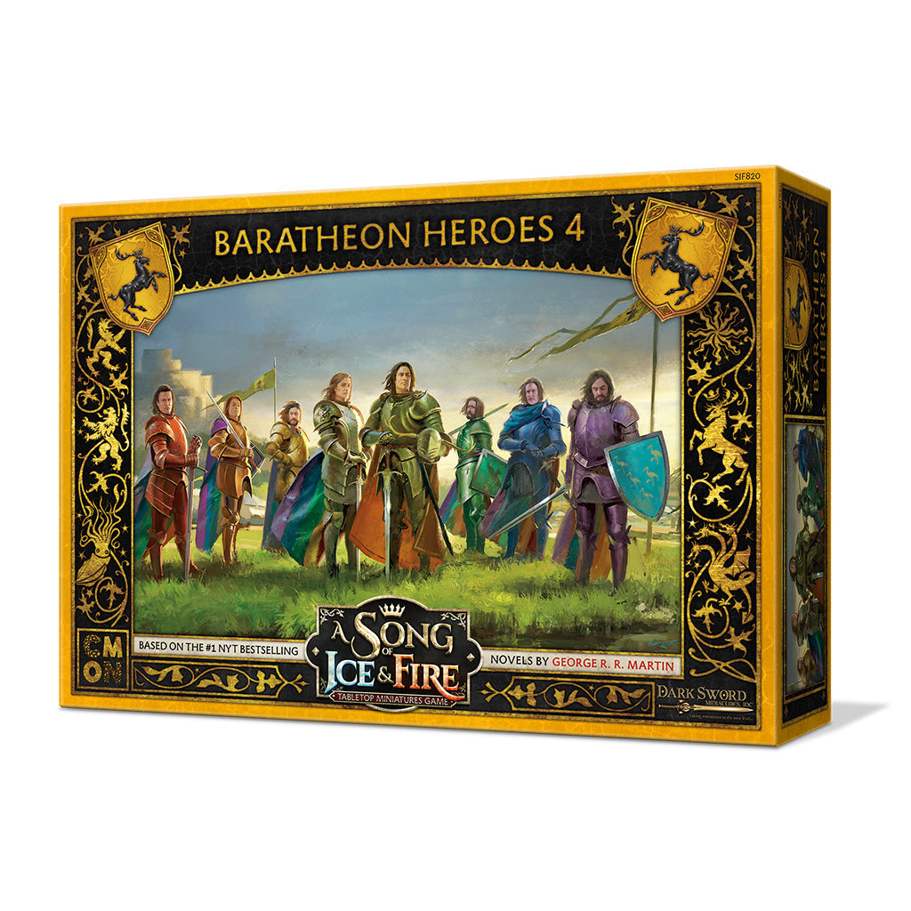 A Song of Ice & Fire Tabletop Miniatures Baratheon Heroes Set IV - Board Game Chiến Thuật - CMON