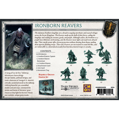 A Song of Ice & Fire Tabletop Miniatures Game - Ironborn Reavers - Mô Hình Chiến Thuật Sa Bàn - CMON