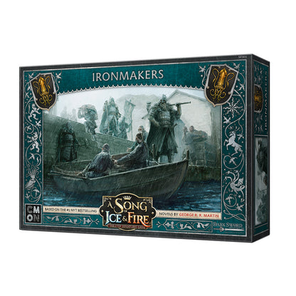 A Song of Ice & Fire Tabletop Miniatures Game Ironmakers Unit Box - Bộ Mô Hình Chiến Thuật Nhà Greyjoy - CMON