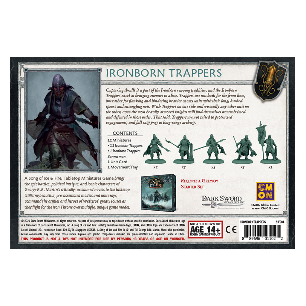 A Song of Ice & Fire Tabletop Miniatures Game Ironborn Trappers - Board Games Chiến Thuật - CMON