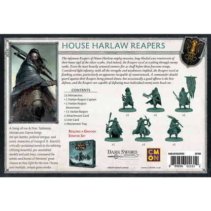 A Song of Ice & Fire Tabletop Miniatures Game - House Harlaw Reapers - Board Game Chiến Thuật CMON