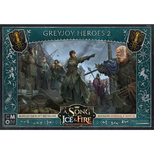 A Song of Ice & Fire Tabletop Miniatures Game - Greyjoy Heroes 2 - Board Game Chiến Thuật Miniatures CMON