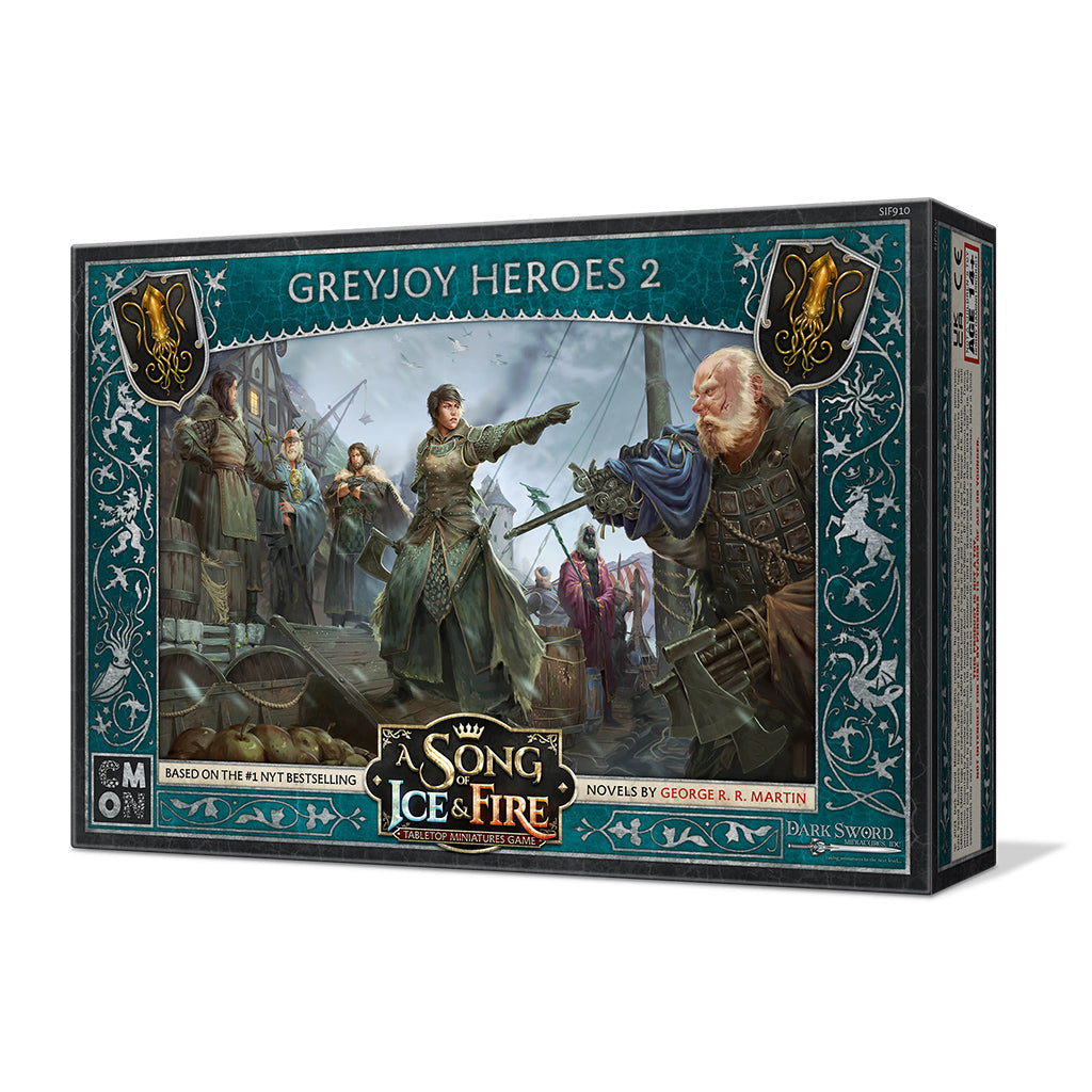 A Song of Ice & Fire Tabletop Miniatures Game - Greyjoy Heroes 2 - Board Game Chiến Thuật Miniatures CMON