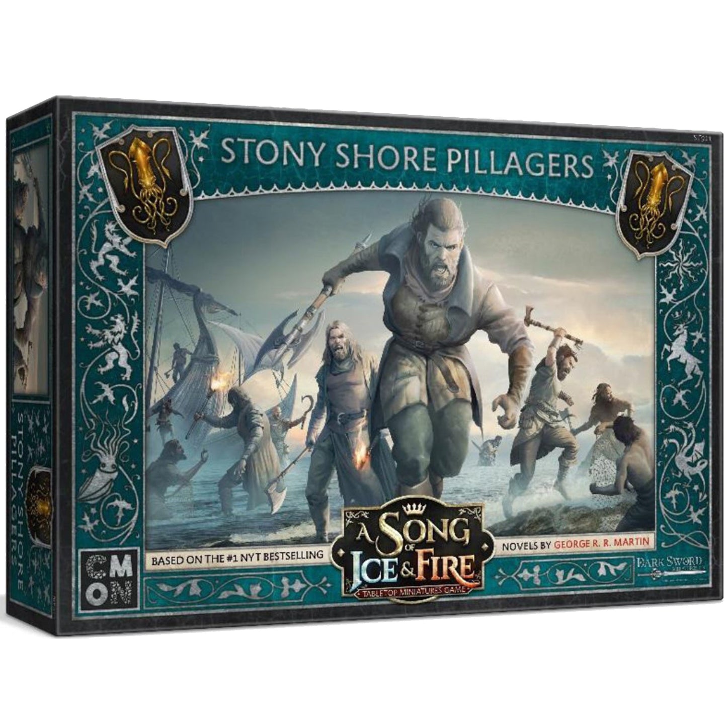 A Song of Ice and Fire Miniatures - Stony Shore Pillagers UNIT BOX - Board Game Chiến Thuật Miniature CMON