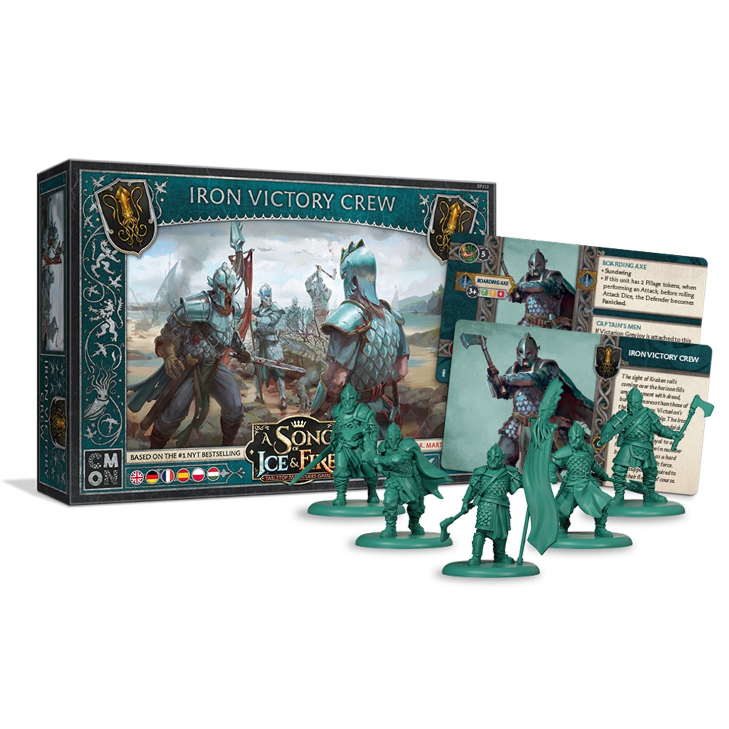 A Song of Ice & Fire Miniatures Game - Iron Victory Crew Unit Box | Bộ Mở Rộng Board Game Chiến Thuật | CMON