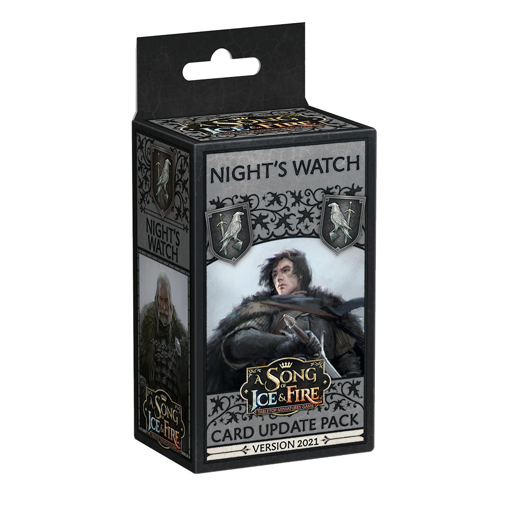 A Song of Ice & Fire Miniatures Game - Night's Watch Faction Pack - Bộ mở rộng thẻ bài phe Night's Watch - CMON