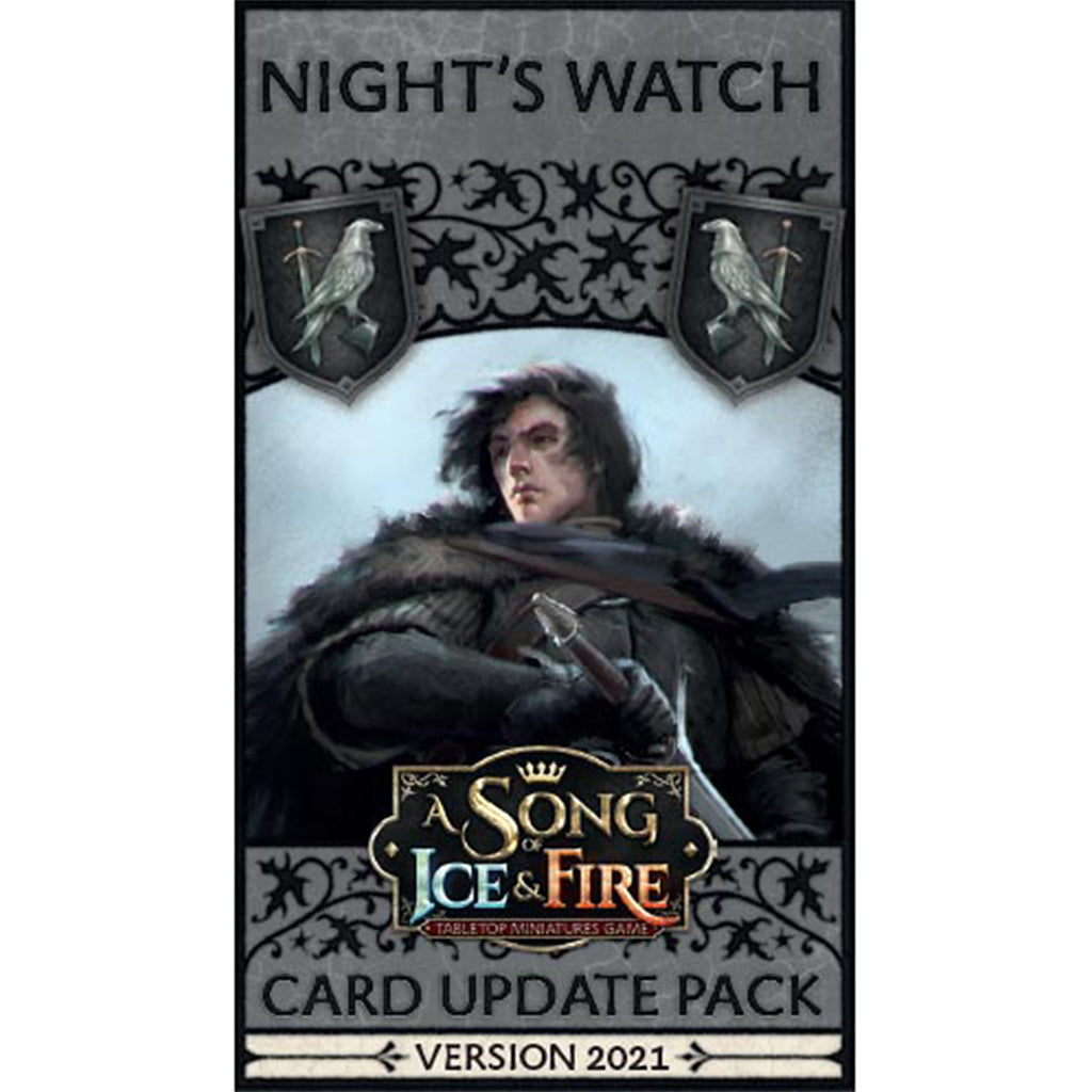 A Song of Ice & Fire Miniatures Game - Night's Watch Faction Pack - Bộ mở rộng thẻ bài phe Night's Watch - CMON