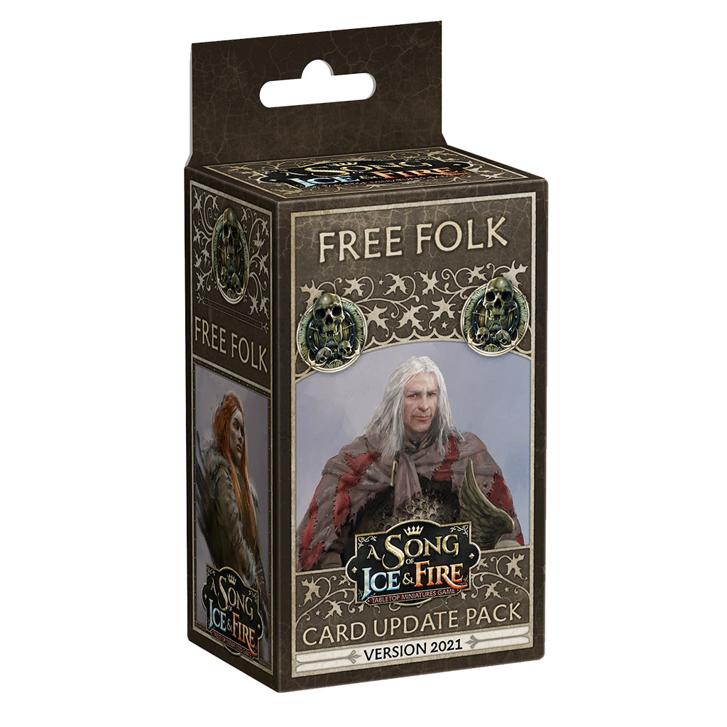 A Song of Ice & Fire Tabletop Miniatures Game - Free Folk Faction Pack - Bộ Thẻ Bài Chiến Thuật - CMON