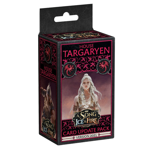 A Song of Ice & Fire Tabletop Miniatures Game - Targaryen Faction Pack - Bộ Thẻ Cập Nhật Phe Targaryen - CMON