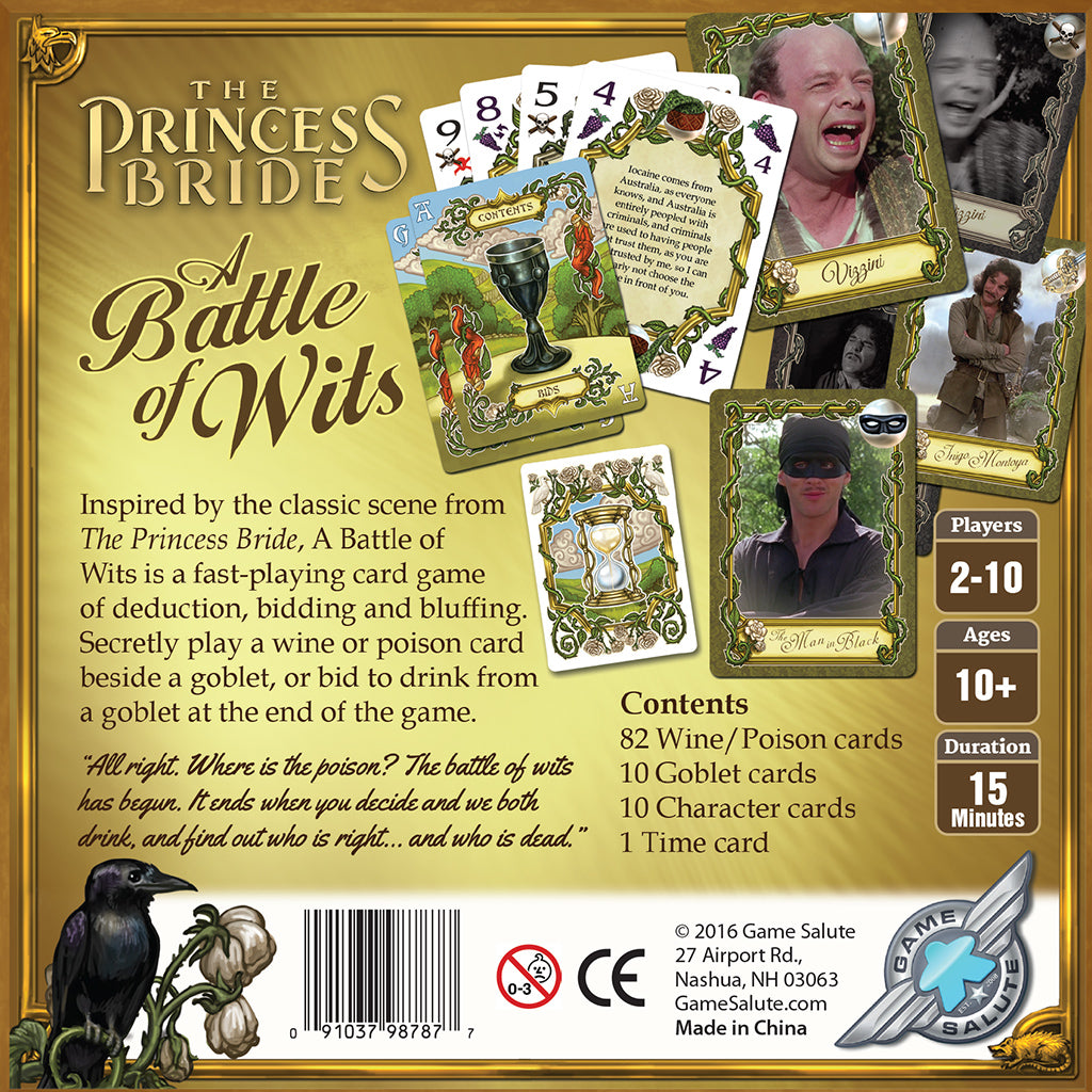 The Princess Bride Battle of Wits Party Game - Board Game Tiệc Tùng - Tabletop Tycoon