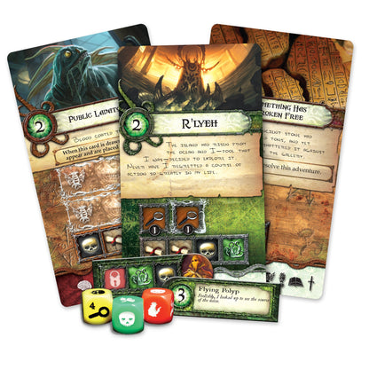 Elder Sign Board Game - Trò chơi xúc xắc hợp tác Lovecraftian - Fantasy Flight Games
