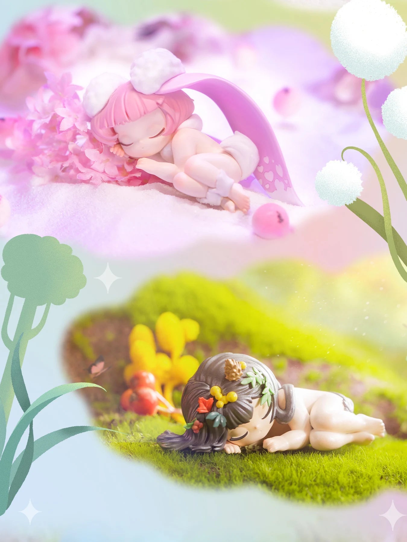 SLEEP FOREST FAIRIES - Mô Hình Blind Box Nàng Tiên Rừng - 52TOYS