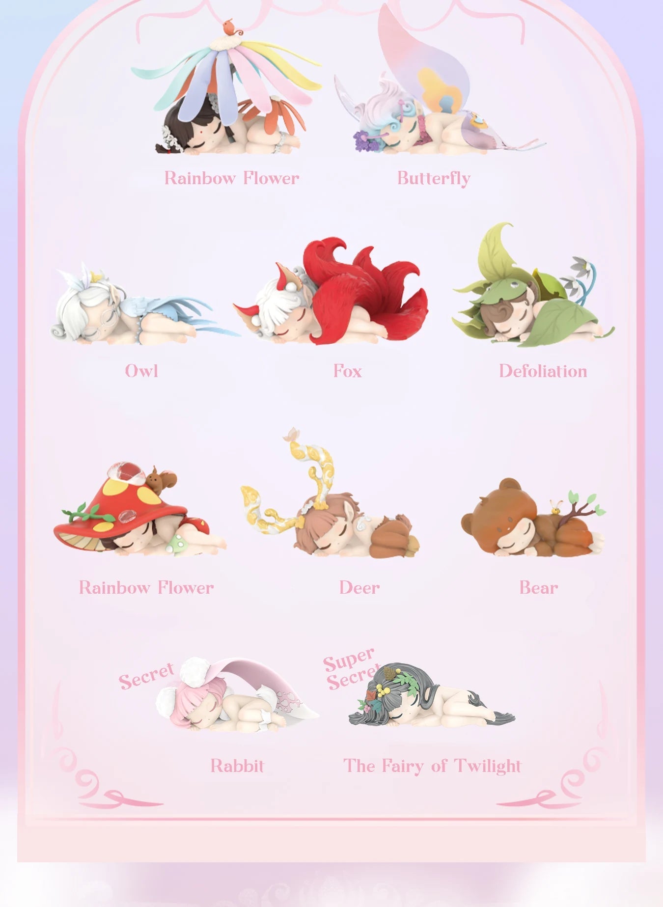 SLEEP FOREST FAIRIES - Mô Hình Blind Box Nàng Tiên Rừng - 52TOYS