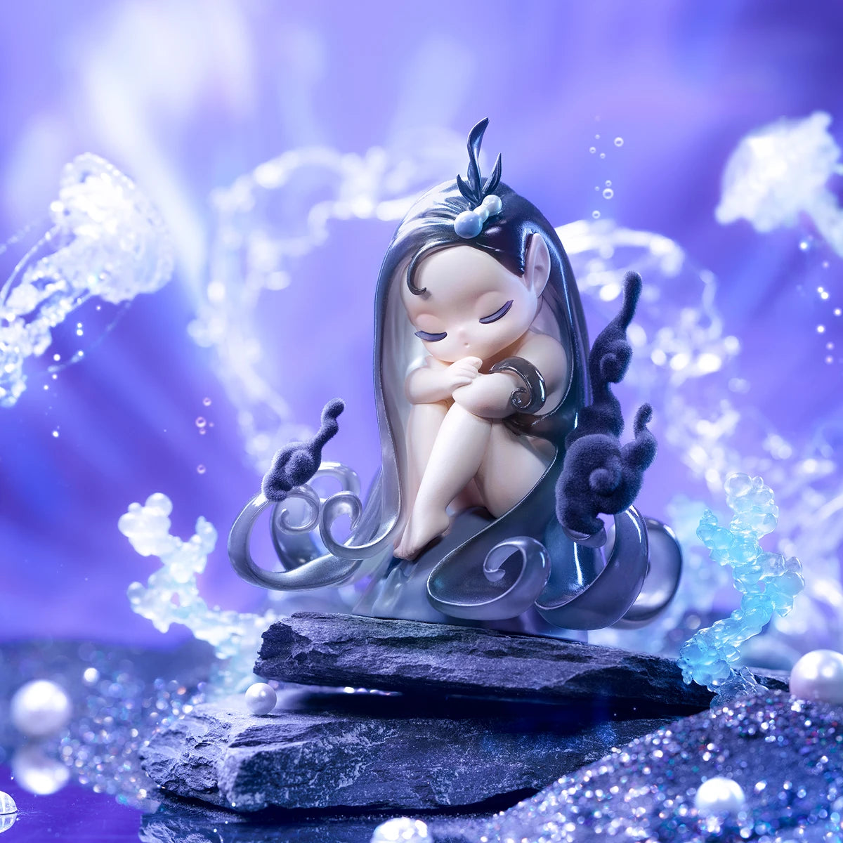 SLEEP SEA ELVES SERIES - Mô hình Blind Box Hải Tiên Ngủ - 52TOYS