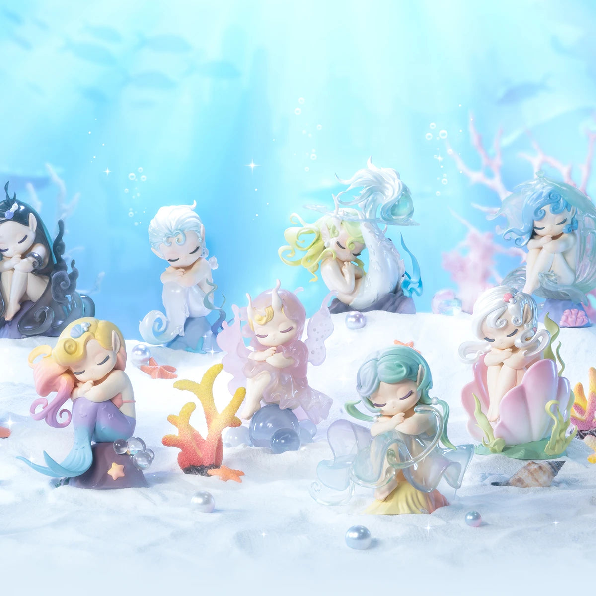 SLEEP SEA ELVES SERIES - Mô hình Blind Box Hải Tiên Ngủ - 52TOYS