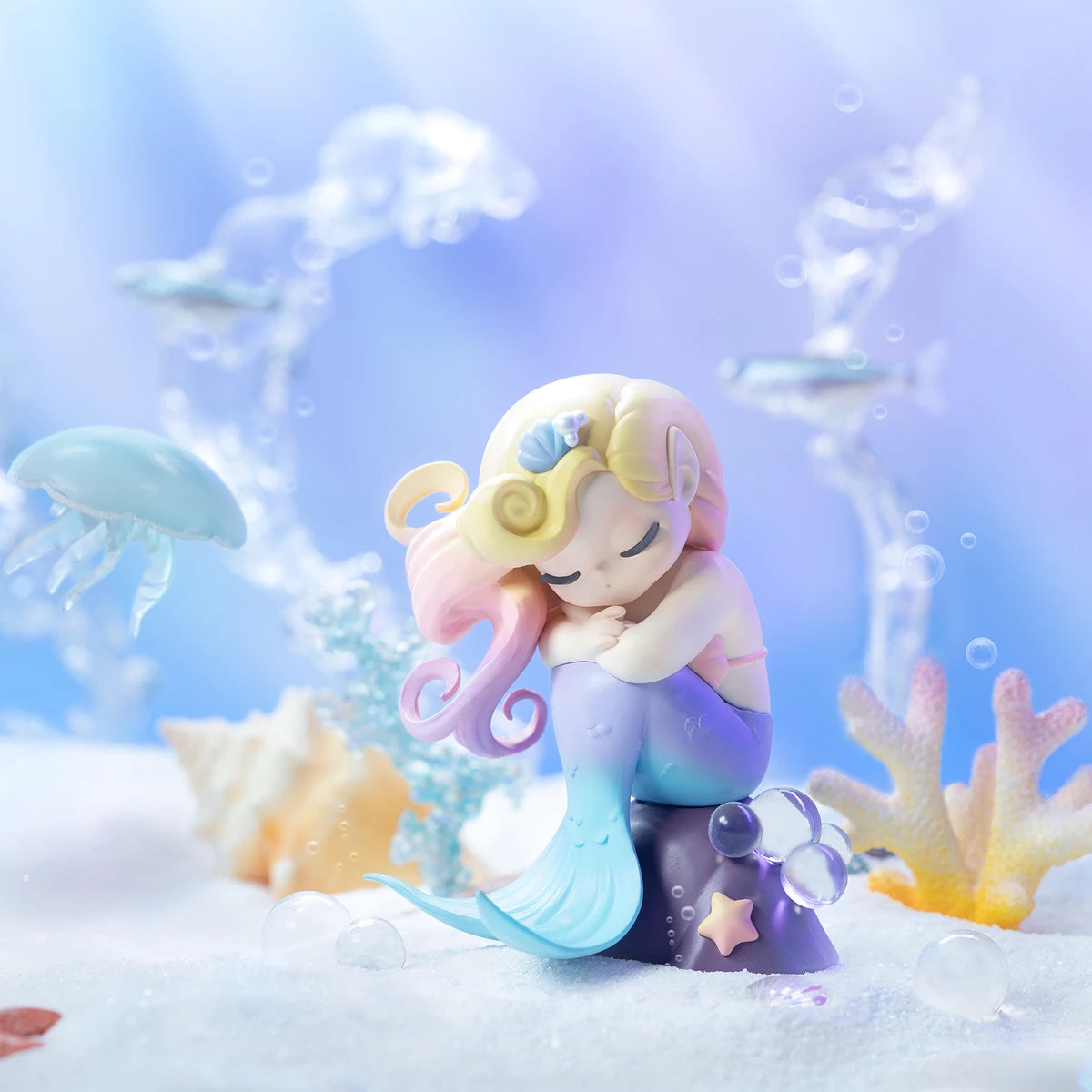 SLEEP SEA ELVES SERIES - Mô hình Blind Box Hải Tiên Ngủ - 52TOYS
