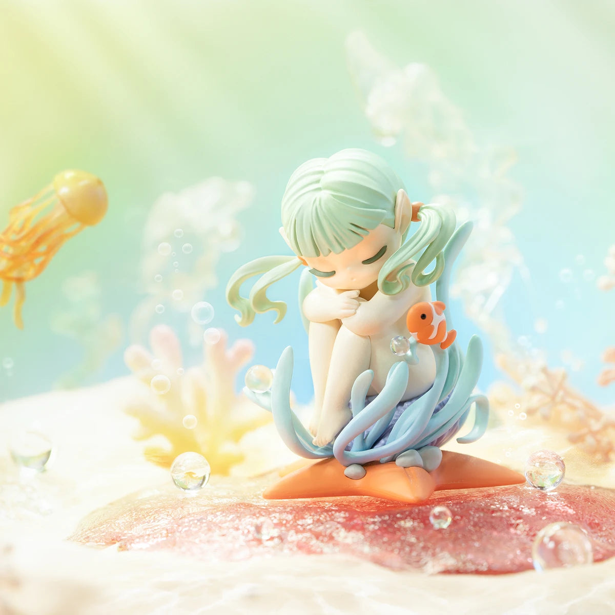 SLEEP SEA ELVES SERIES - Mô hình Blind Box Hải Tiên Ngủ - 52TOYS