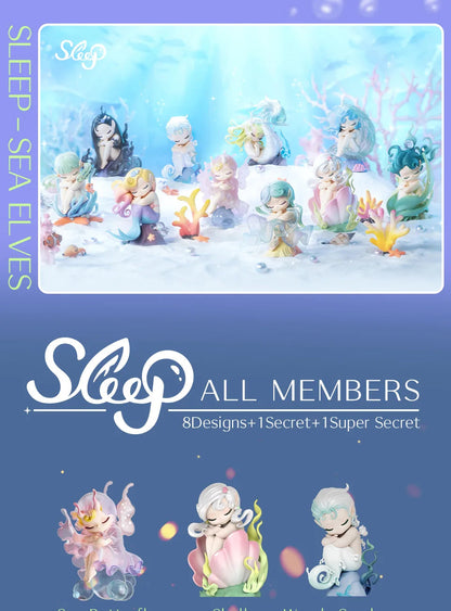 SLEEP SEA ELVES SERIES - Mô hình Blind Box Hải Tiên Ngủ - 52TOYS