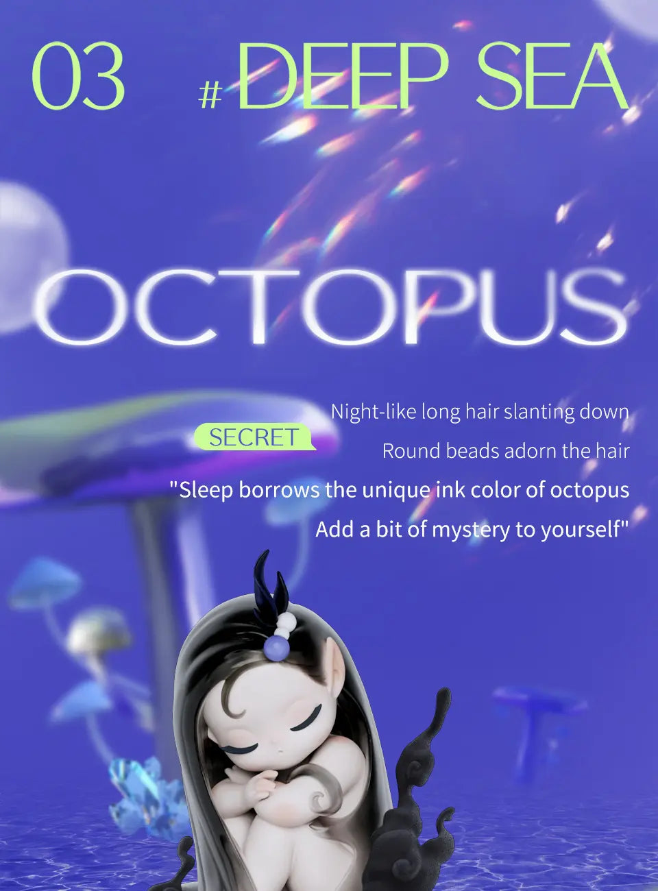 SLEEP SEA ELVES SERIES - Mô hình Blind Box Hải Tiên Ngủ - 52TOYS