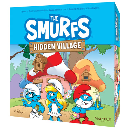 The Smurfs: Hidden Village Board Game - Board Game Hợp Tác Gia Đình - Maestro Media