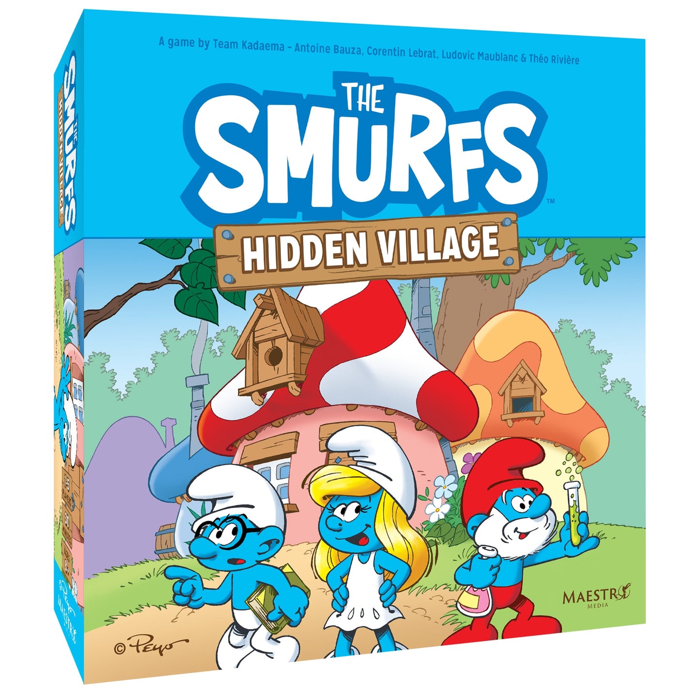 The Smurfs: Hidden Village Board Game - Board Game Hợp Tác Gia Đình - Maestro Media