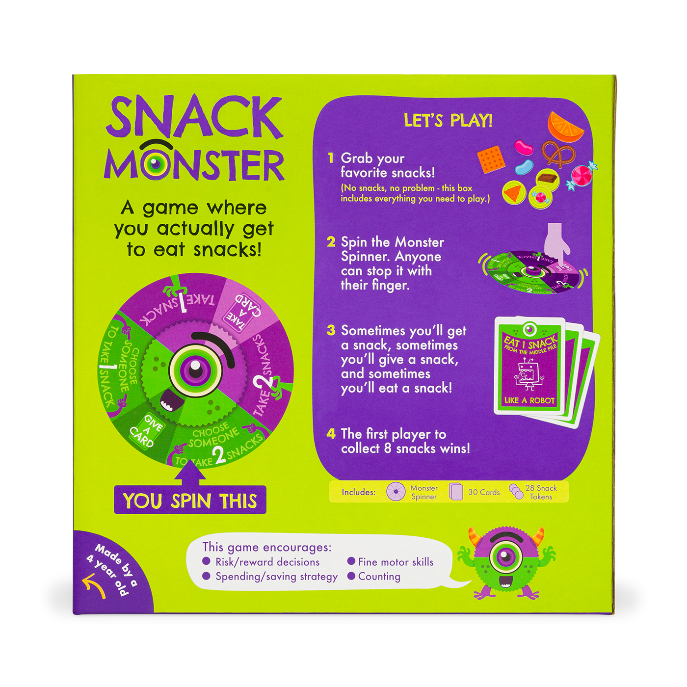 Snack Monster - Board game gia đình vui nhộn - Exploding Kittens