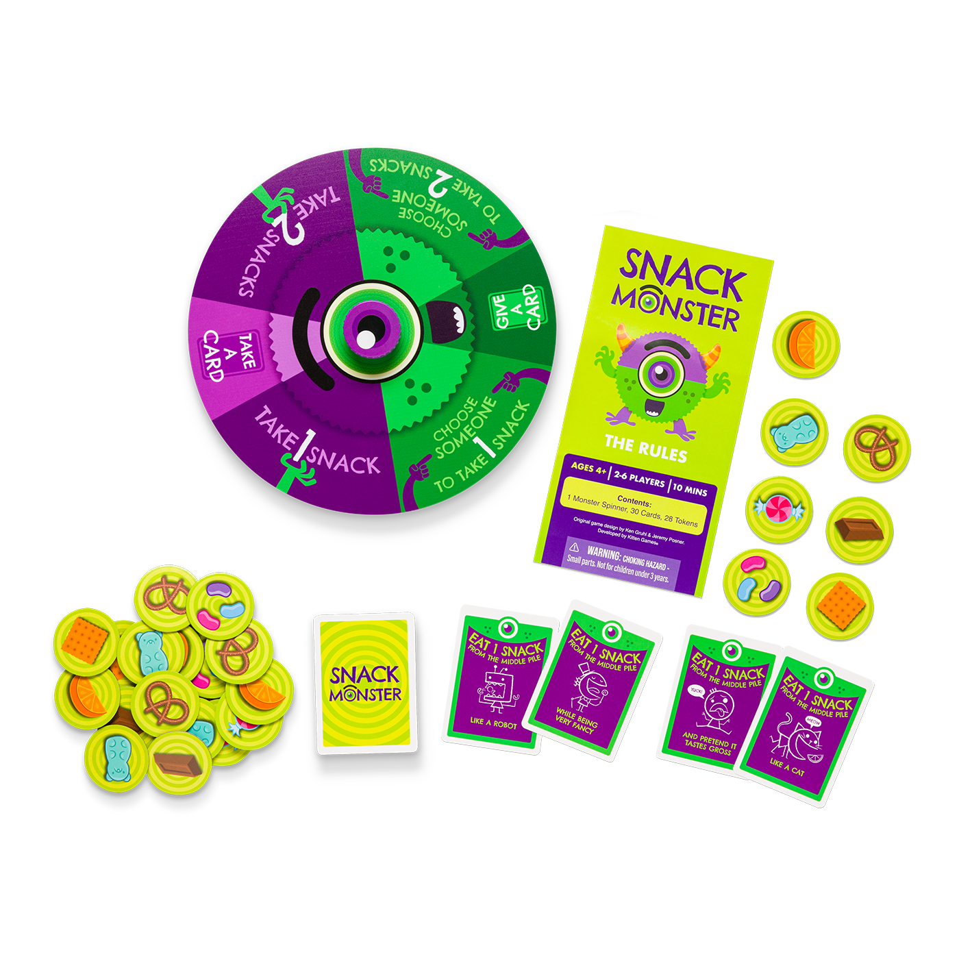 Snack Monster - Board game gia đình vui nhộn - Exploding Kittens