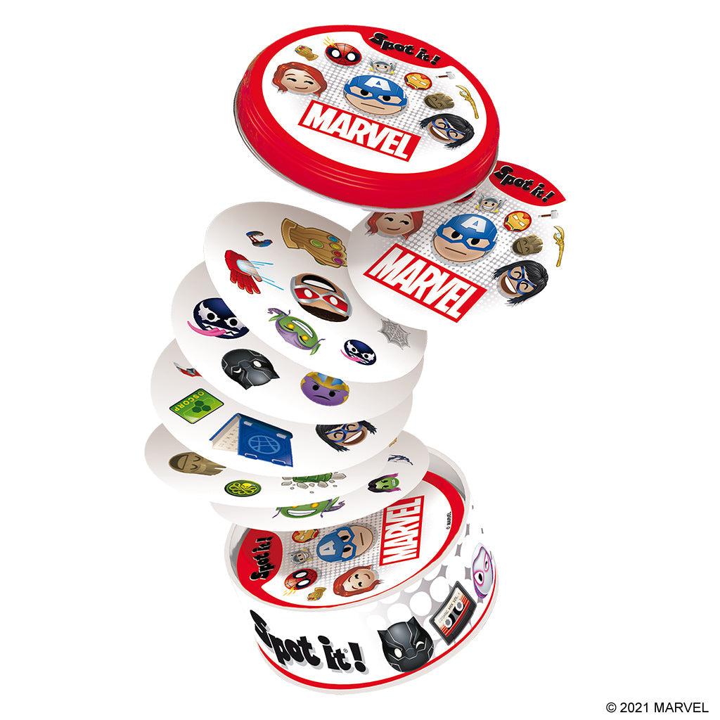 Spot It! Marvel Emojis Card Game - Trò Chơi Thẻ Bài Quan Sát Nhanh - Zygomatic