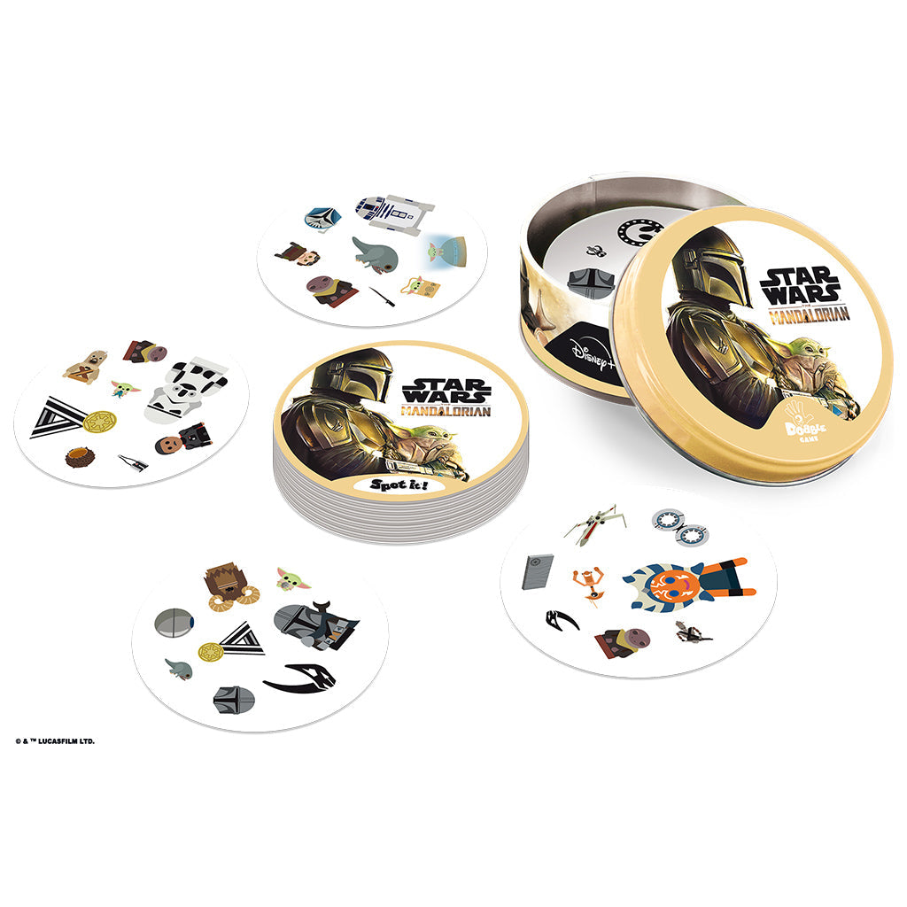 Spot it Mandalorian - Board Game Tìm Cặp Hình Trùng Nhau - Zygomatic Star Wars
