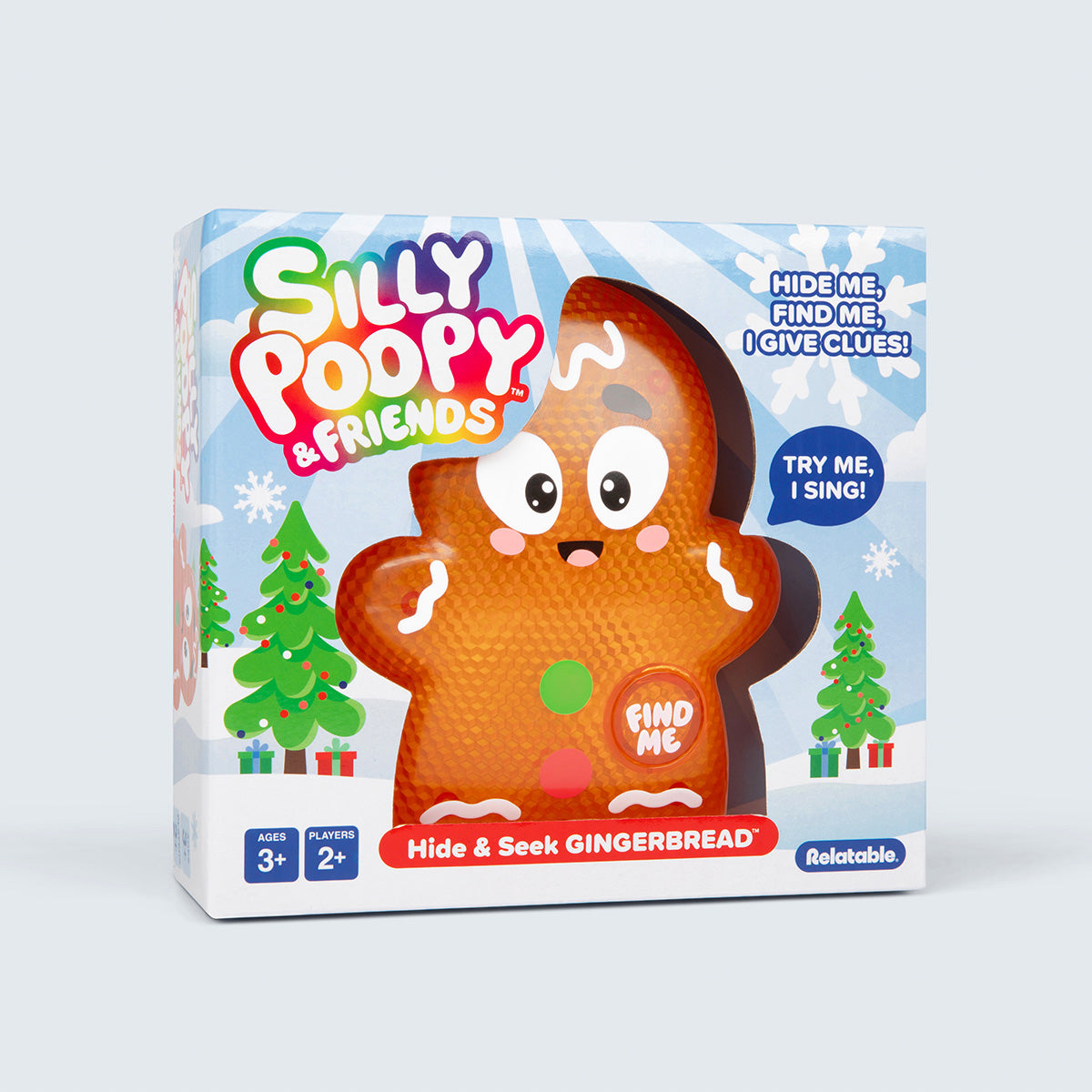 Hide & Seek Gingerbread - Silly Poopy & Friends™ - Đồ chơi tương tác trốn tìm cho bé - Relatable - Hình ảnh sản phẩm