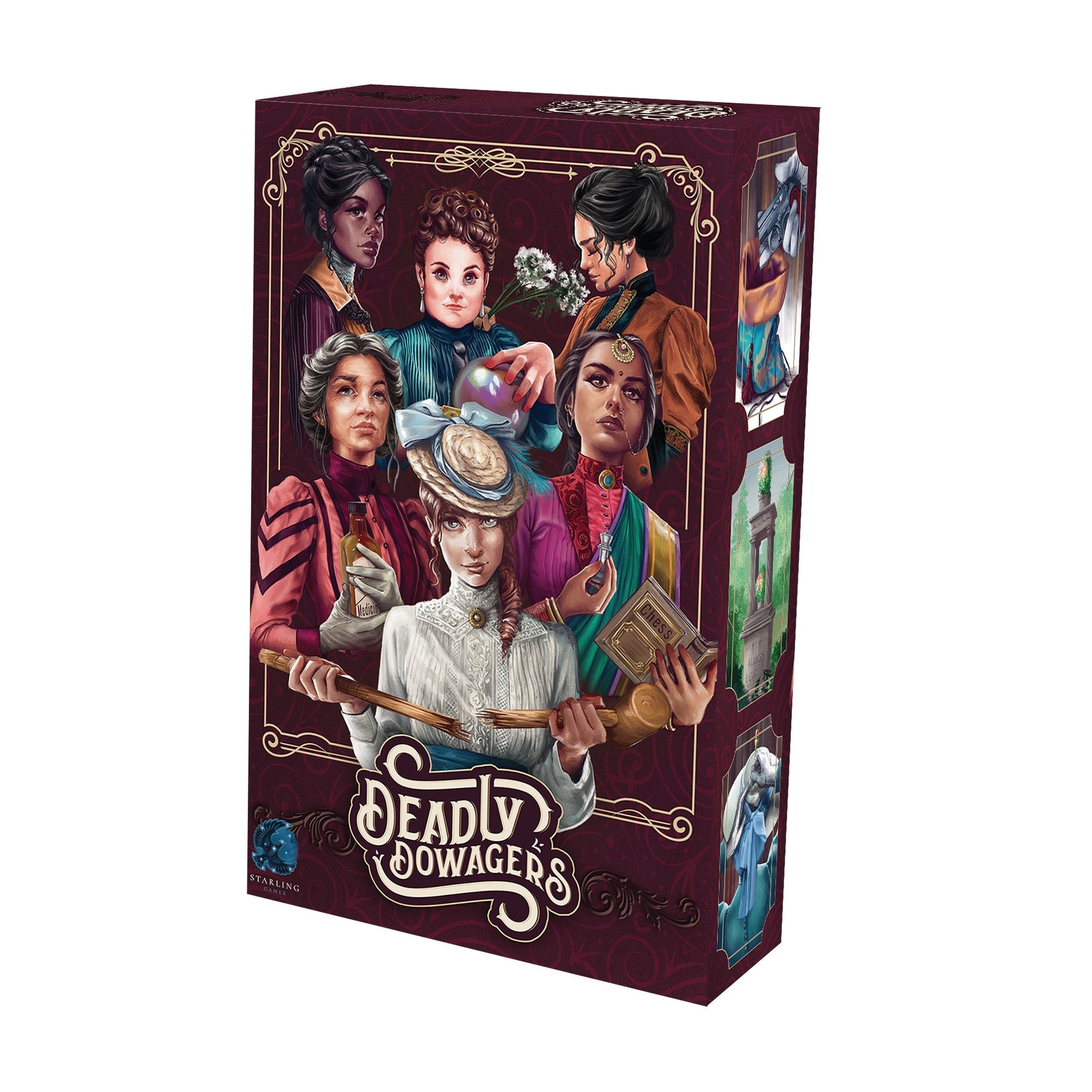 Deadly Dowagers Board Game (Vertical art box) - Trò chơi Board Game Chiến thuật & Thẻ bài - Tabletop Tycoon - Hình ảnh chi tiết 2