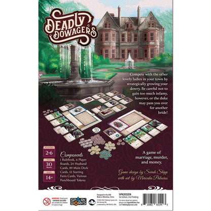 Deadly Dowagers Board Game (Vertical art box) - Trò chơi Board Game Chiến thuật & Thẻ bài - Tabletop Tycoon - Hình ảnh bổ sung 4