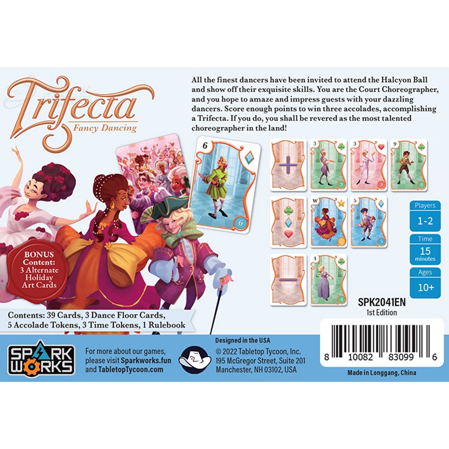 Trifecta Fancy Dancing Board Game - Board Game Thẻ Bài - Tabletop Tycoon