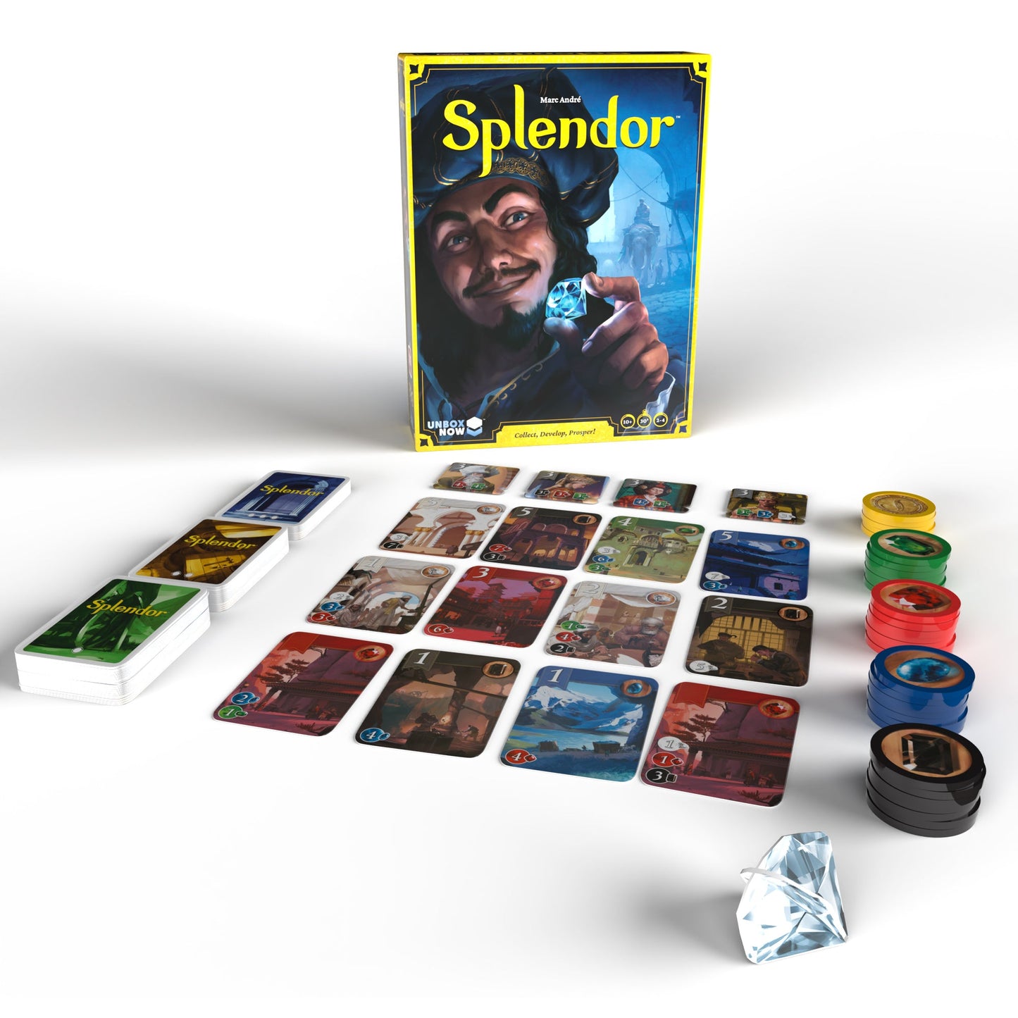 Splendor Board Game - Board Game Chiến Thuật Kim Cương - Space Cowboys