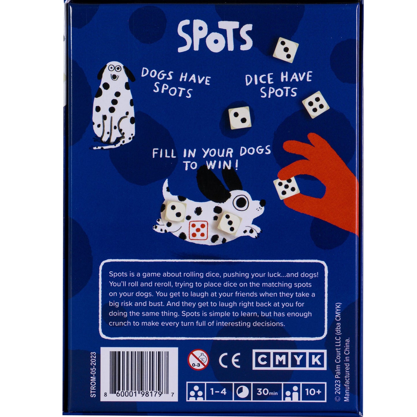 Spots Card Game - Board Game Đổ Xúc Xắc Chó Đốm - CMYK