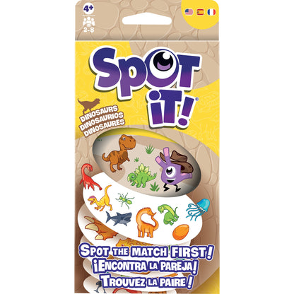 Spot It! Dinosaurs (Eco Blister) Trò Chơi Thẻ Bài Khủng Long Zygomatic